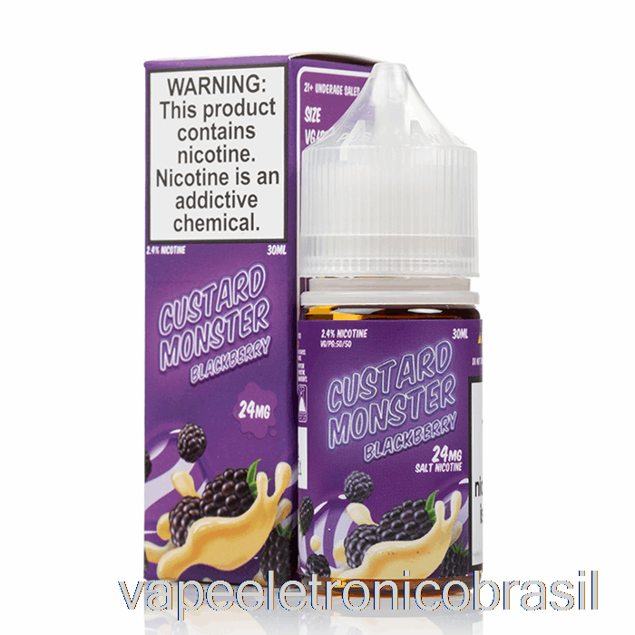 Vape Eletrônico Blackberry - Sais De Creme Monstro - 30ml 24mg